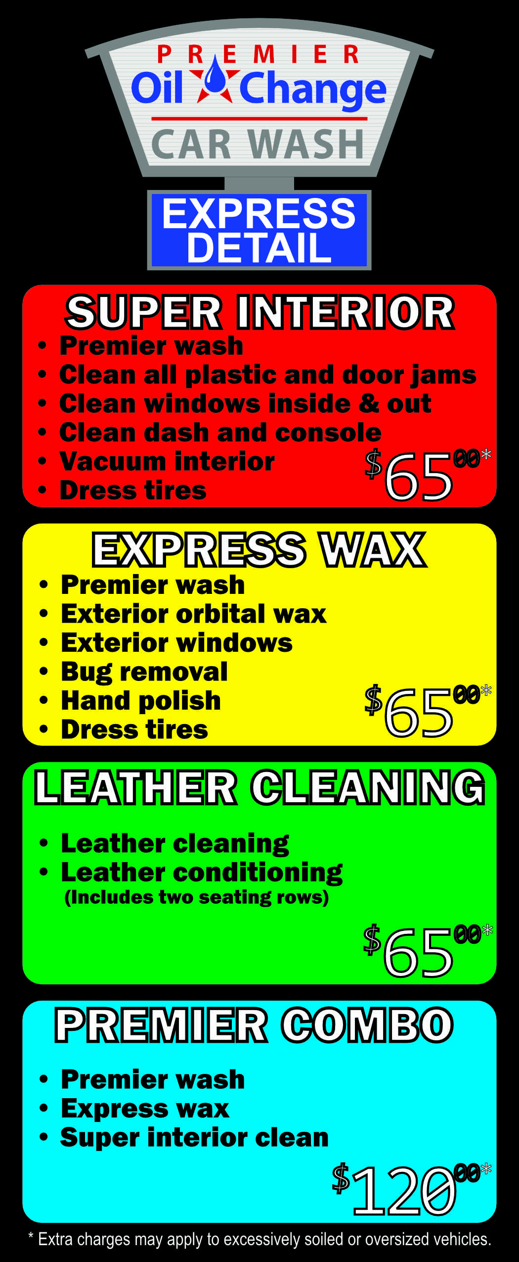 Detailing Premier Oil Change